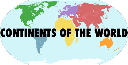 continents of the world logo